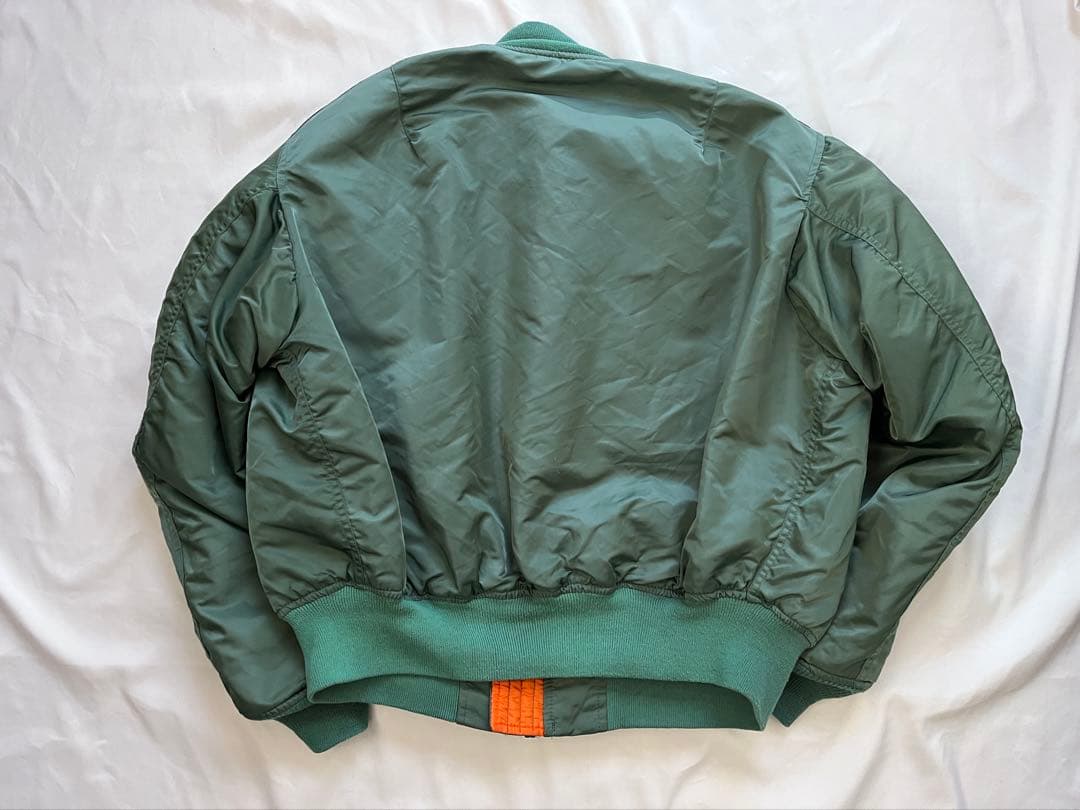 90s USA製 PATRIOT UNIFORMS MA-1 縦ステッチ XL