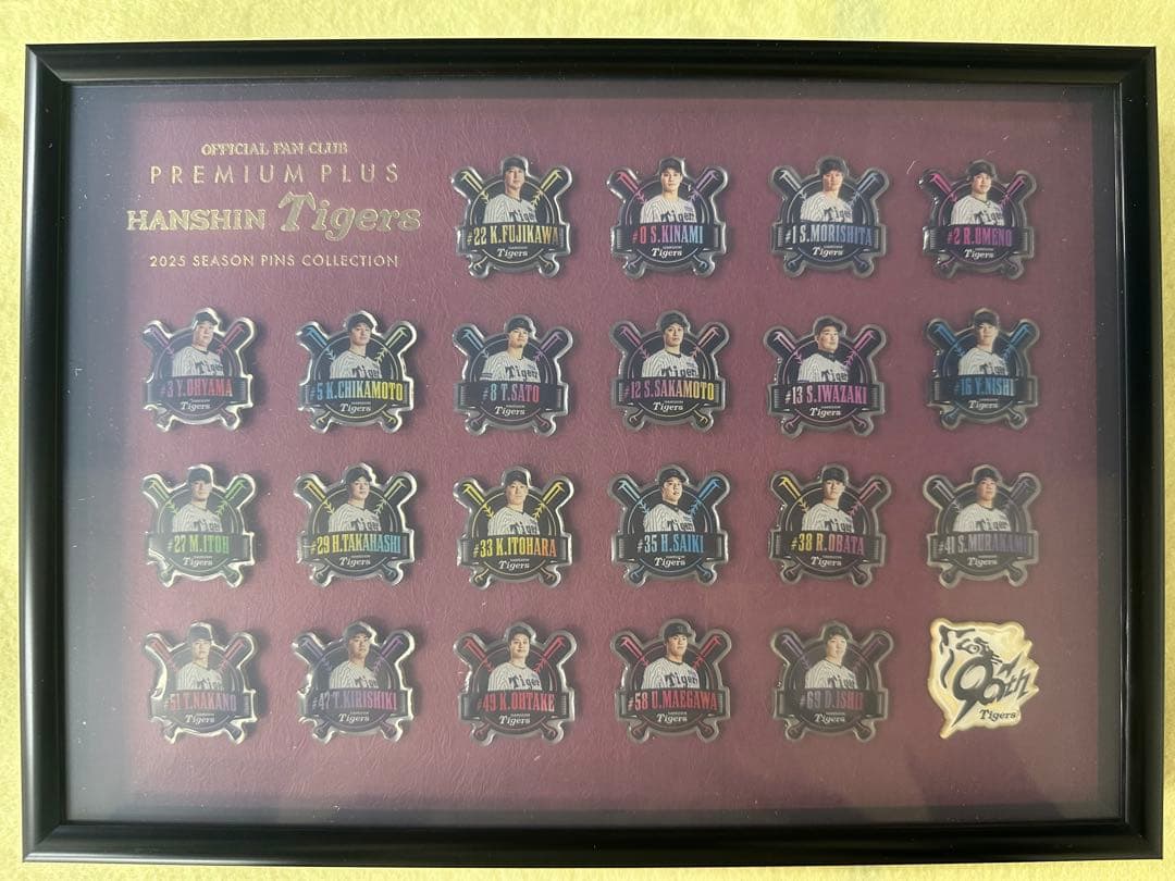 阪神タイガース 2025プレミアムプラス ファンクラブ ピンズ
