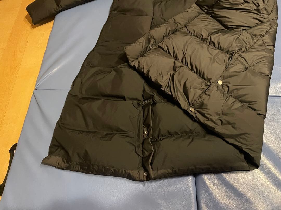 adidas◆ロングダウンジャケット/BLK/GE9995/ベンチコート