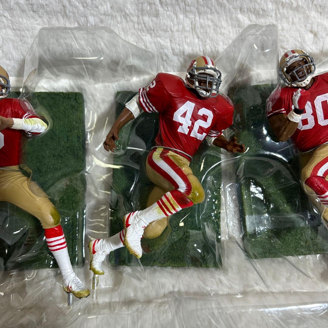 美品】NFL フィギュアセット Montana, Lott, Rice