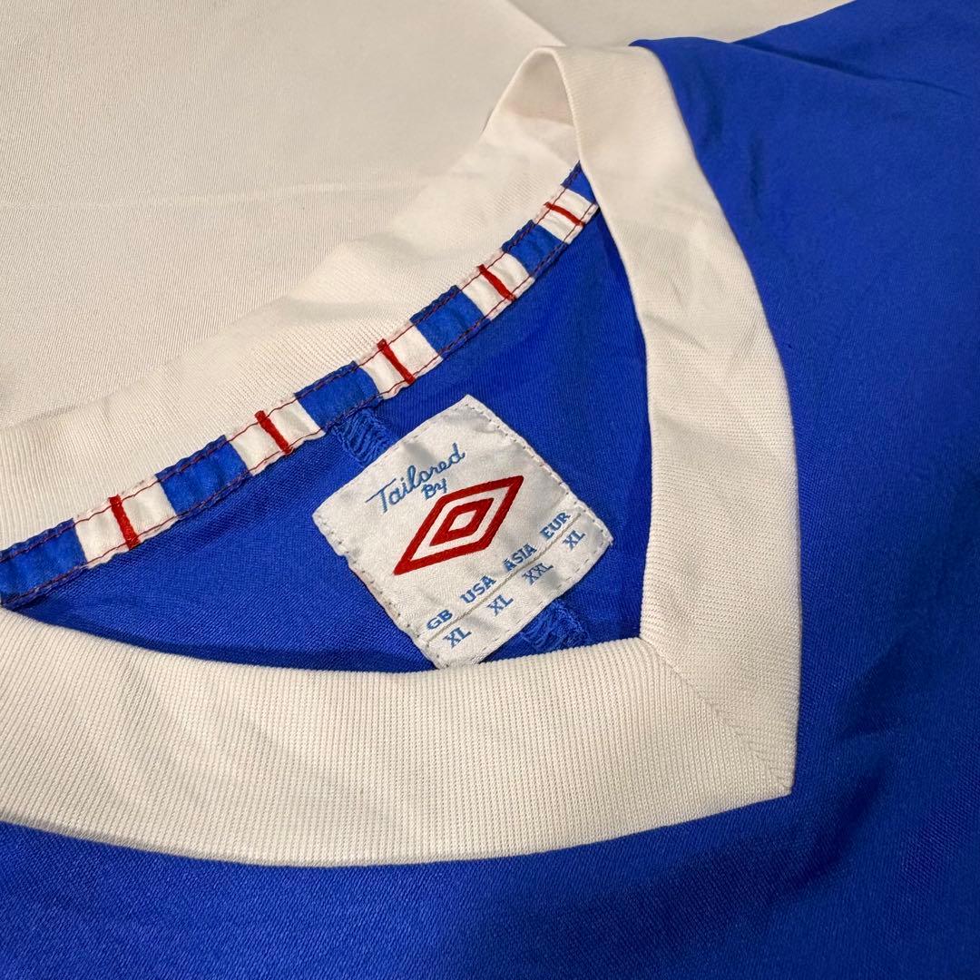 【美品】UMBRO レンジャーズ ユニフォーム Tシャツ 青 XL サッカー