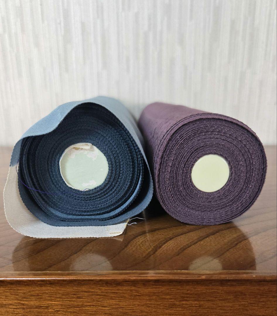 人間国宝 六谷梅軒 桐菊文様 小紋 着物 浜ちりめん まるまん光彩