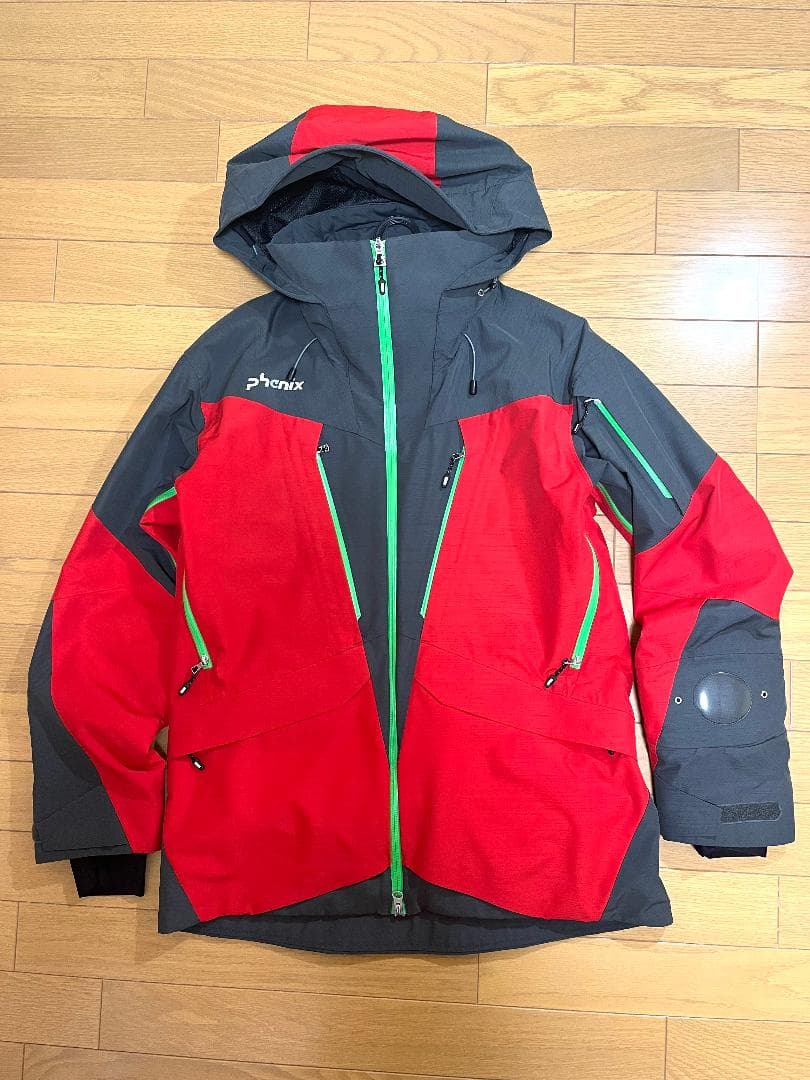 Phenixスキーウェア レッド/グレー Mサイズ