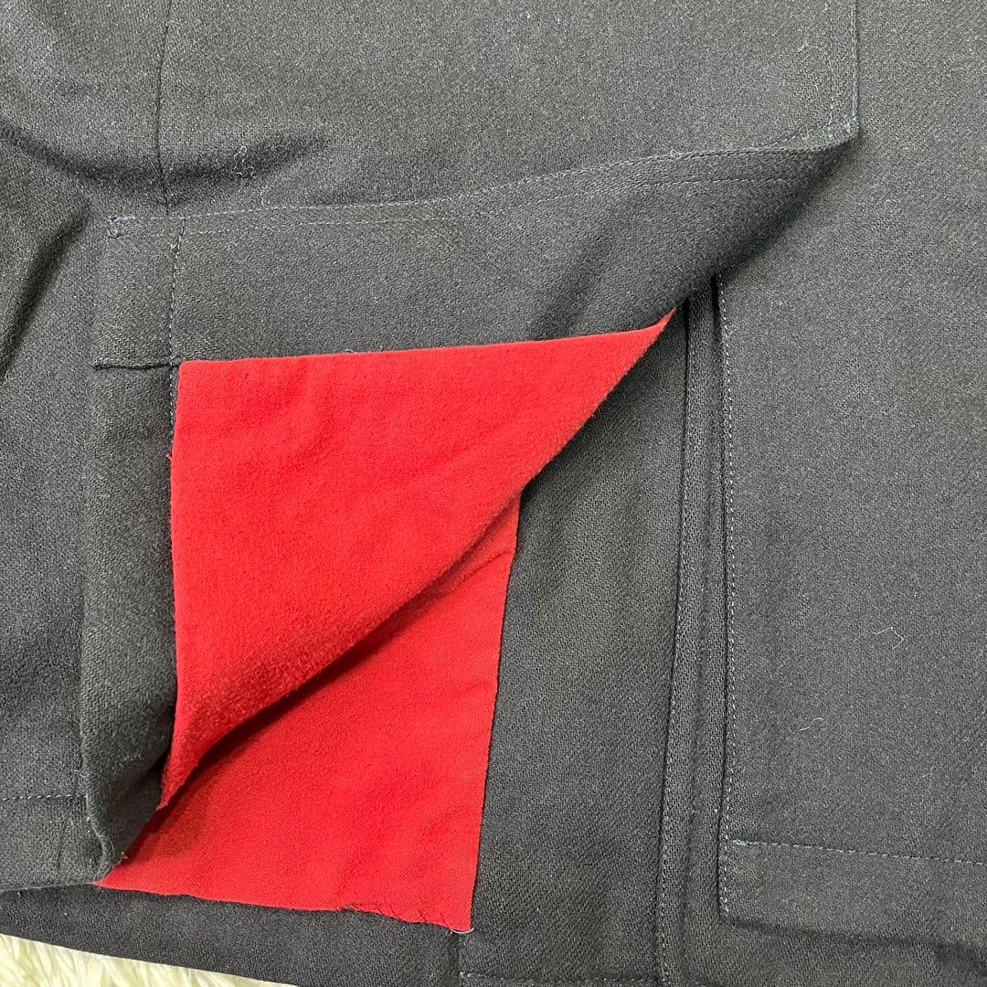 人気✨バーバリーブラックレーベル　中綿チェスターコート　ネイビー　羊毛混　M