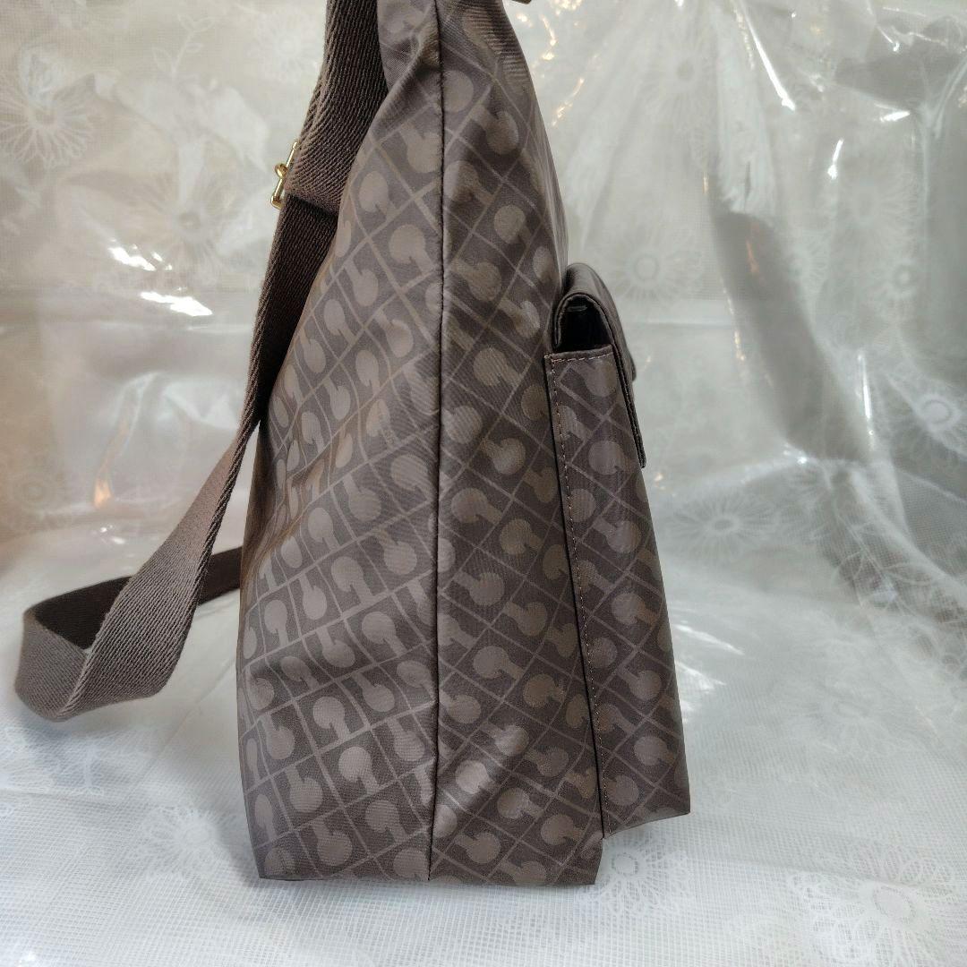 GHERARDINIゲラルディーニ ソフティ軽量ショルダーバック ブラウン