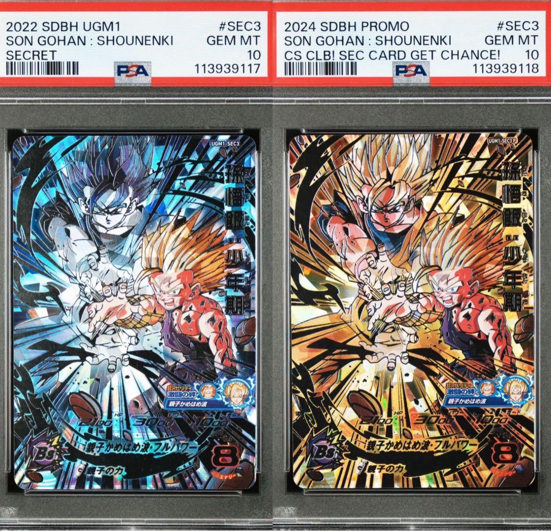 ugm1-sec3 ugm1-sec3p psa10 2連番