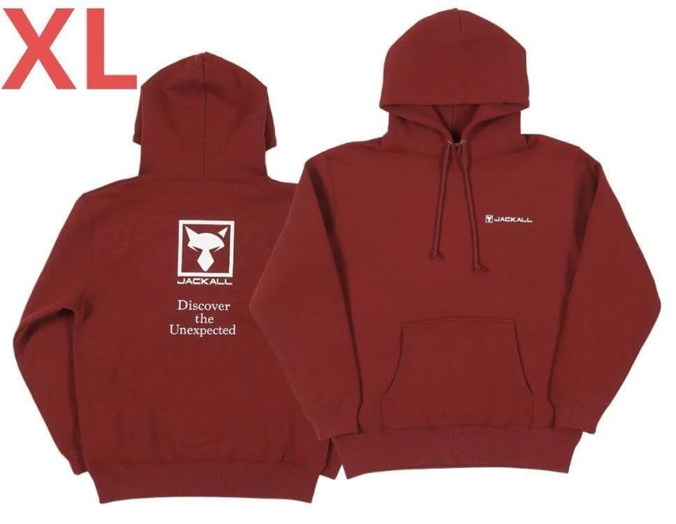 釣りフェス 限定 フーディ レッド JACKALL パーカー - メルカリ