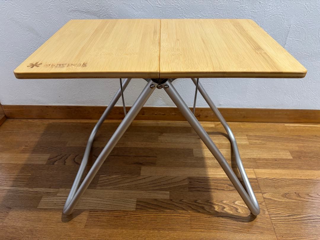  peak スノーピーク　MYテーブル竹 折りたたみアウトドアテーブル