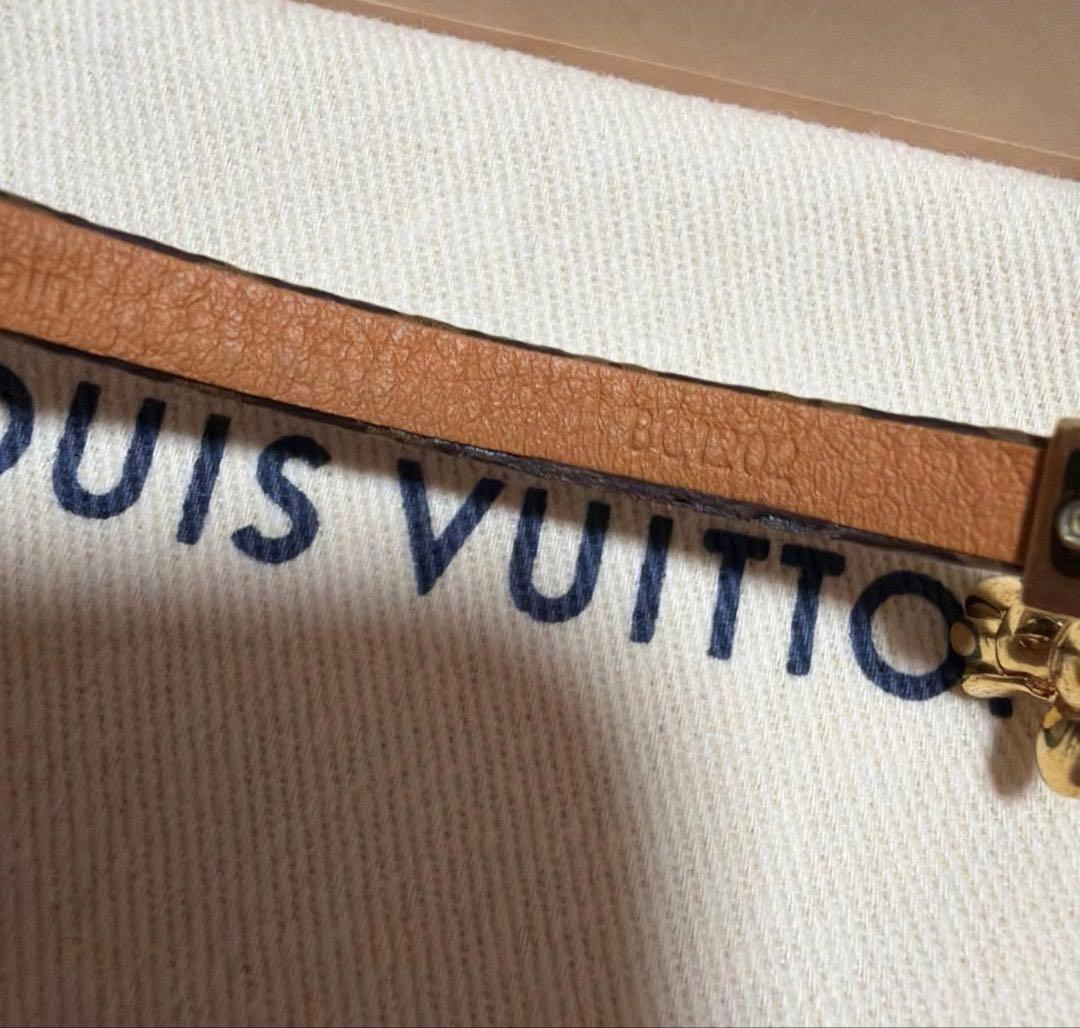 LOUIS VUITTON ブラウン レザーブレスレット ヴィヴィエンヌ