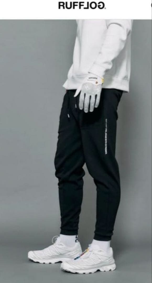 ラフロッグ RUFFLOG ゴルフ イージームーブ ジョガーパンツ ブラック M