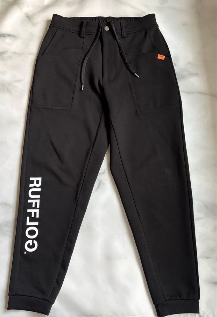 ラフロッグ RUFFLOG ゴルフ イージームーブ ジョガーパンツ ブラック M