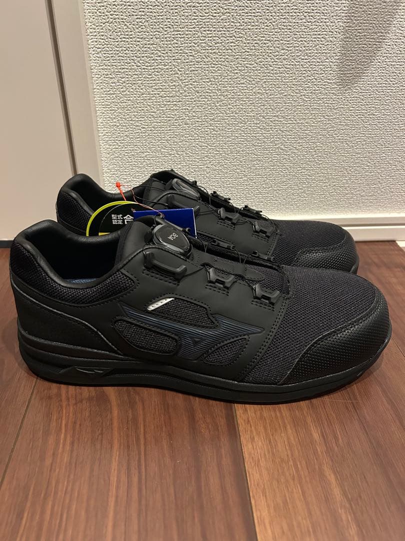 ミズノ MIZUNO 安全靴 ブラック オールマイティボア　27.0cm BOA