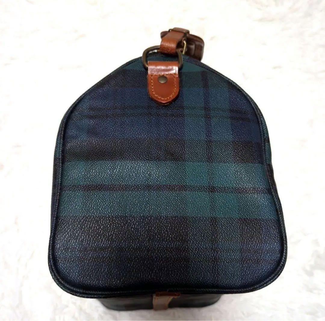 Polo Ralph Lauren チェック柄ボストンバッグ