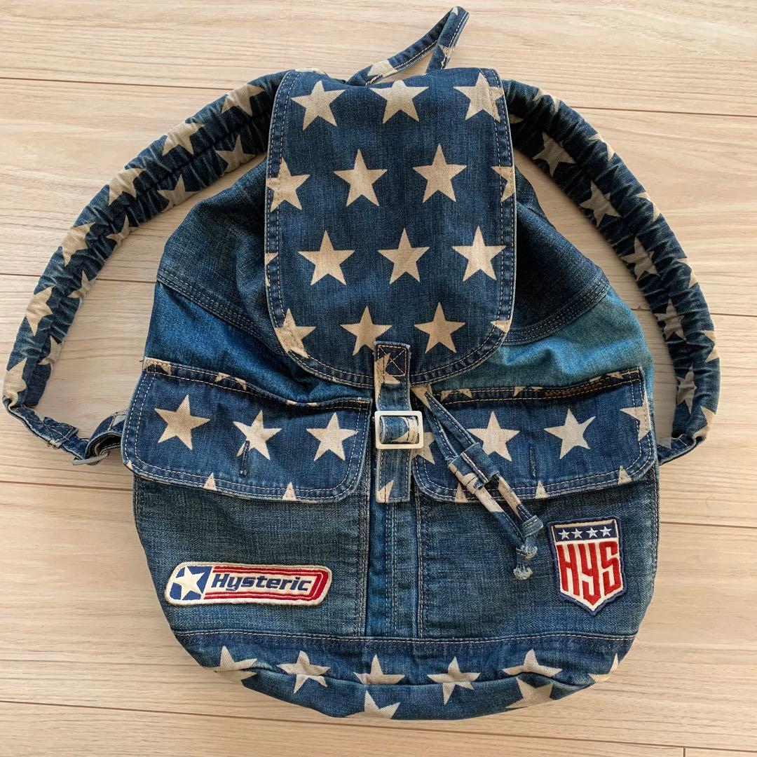希少】ヒステリックグラマー 星柄 デニム リュック バックパック