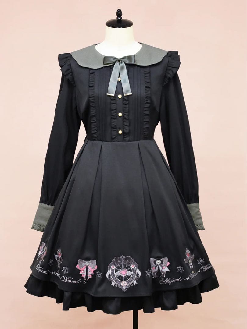 魔法少女 Magical Ribbonワンピース＋ブローチ セット