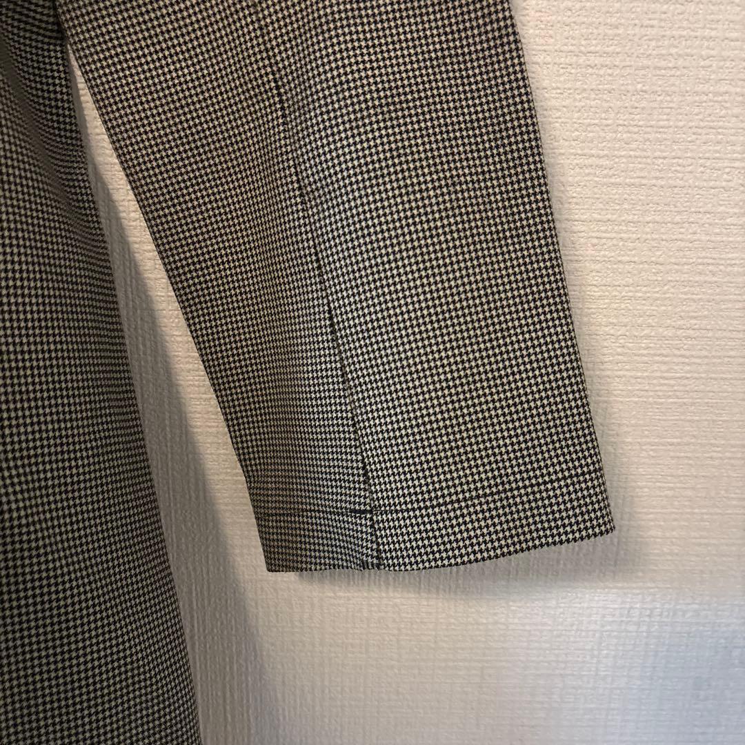 MACKINTOSH ゴム引き　ステンカラーコート 千鳥柄　バルマカーン