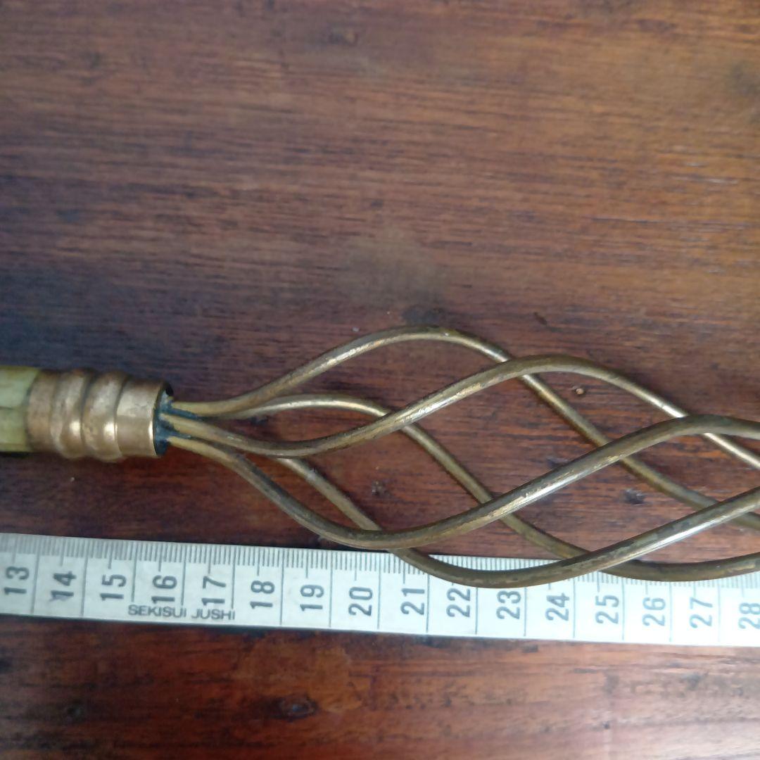 アメリカ製 アンティーク 大きな拡大鏡☆虫眼鏡☆ルーペ文房具☆ガラスレンズ