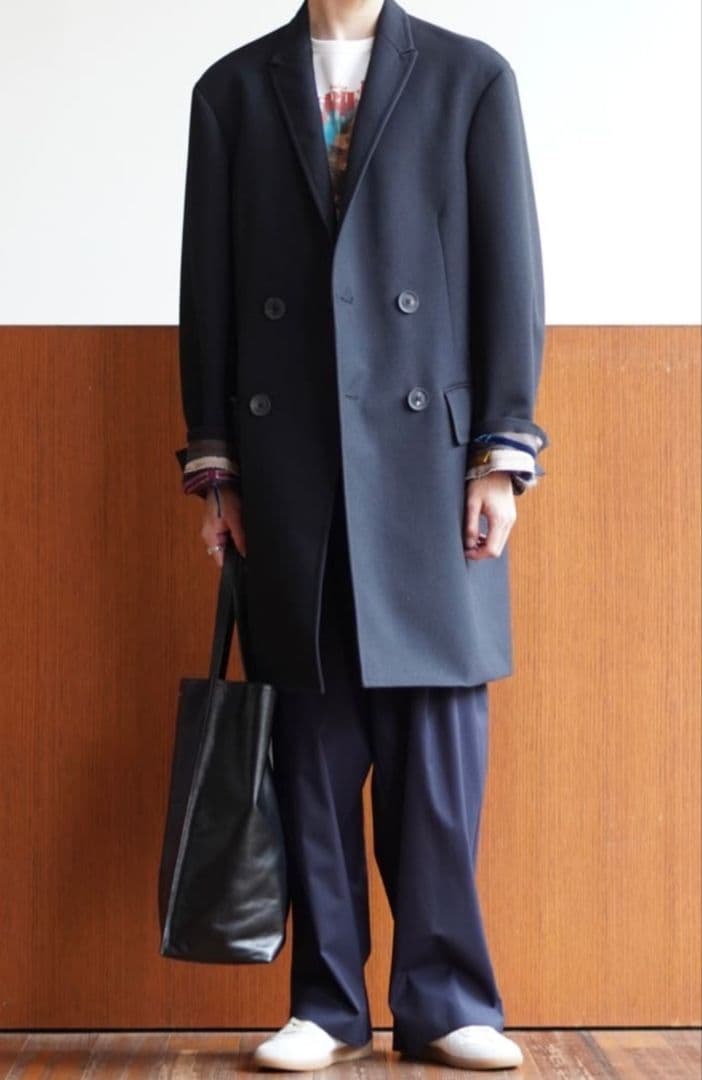 kolor テックツイードボンディングコート