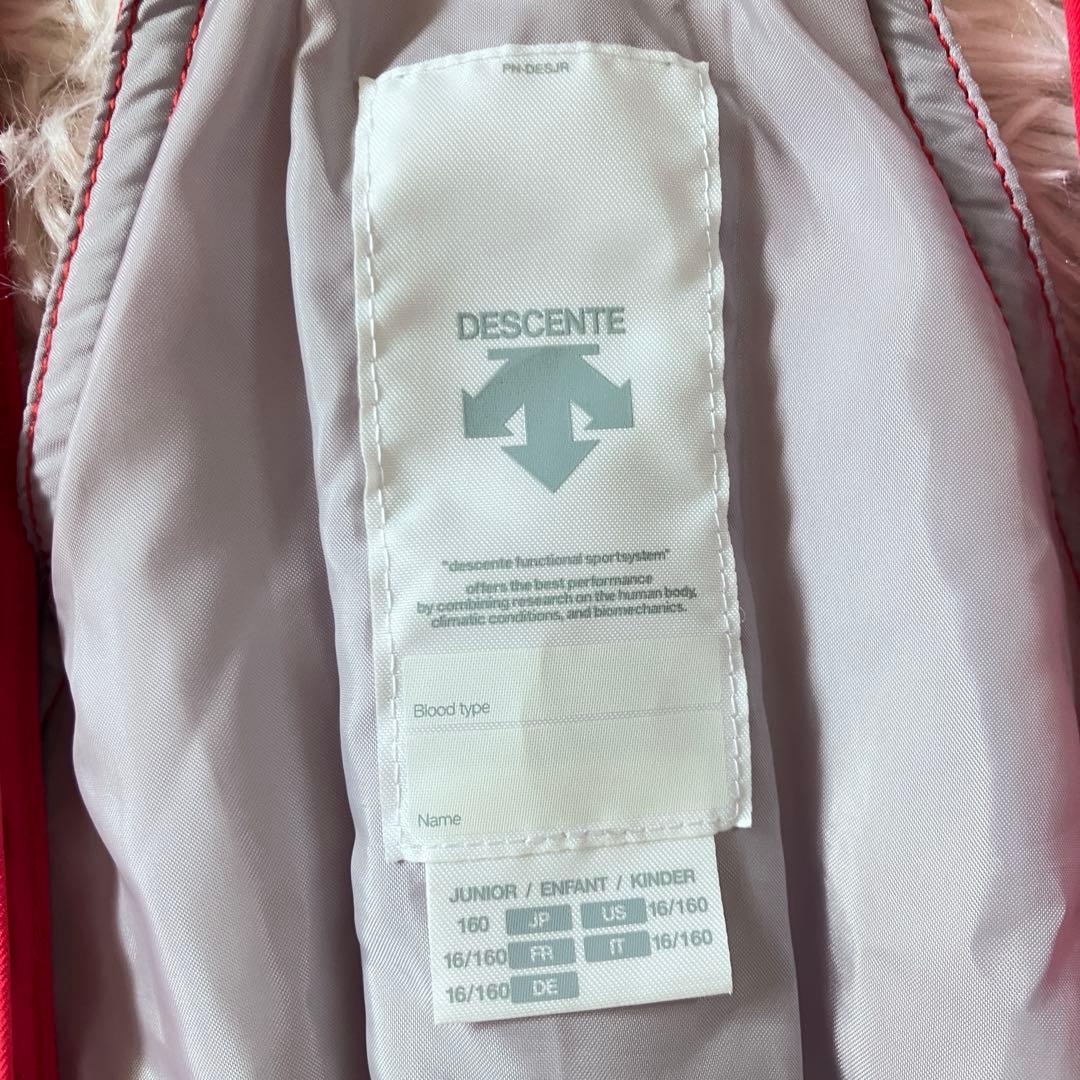 #B10✨DESCENTE✨スキー スノボ ウェア 上下 160 キッズ 雪遊び