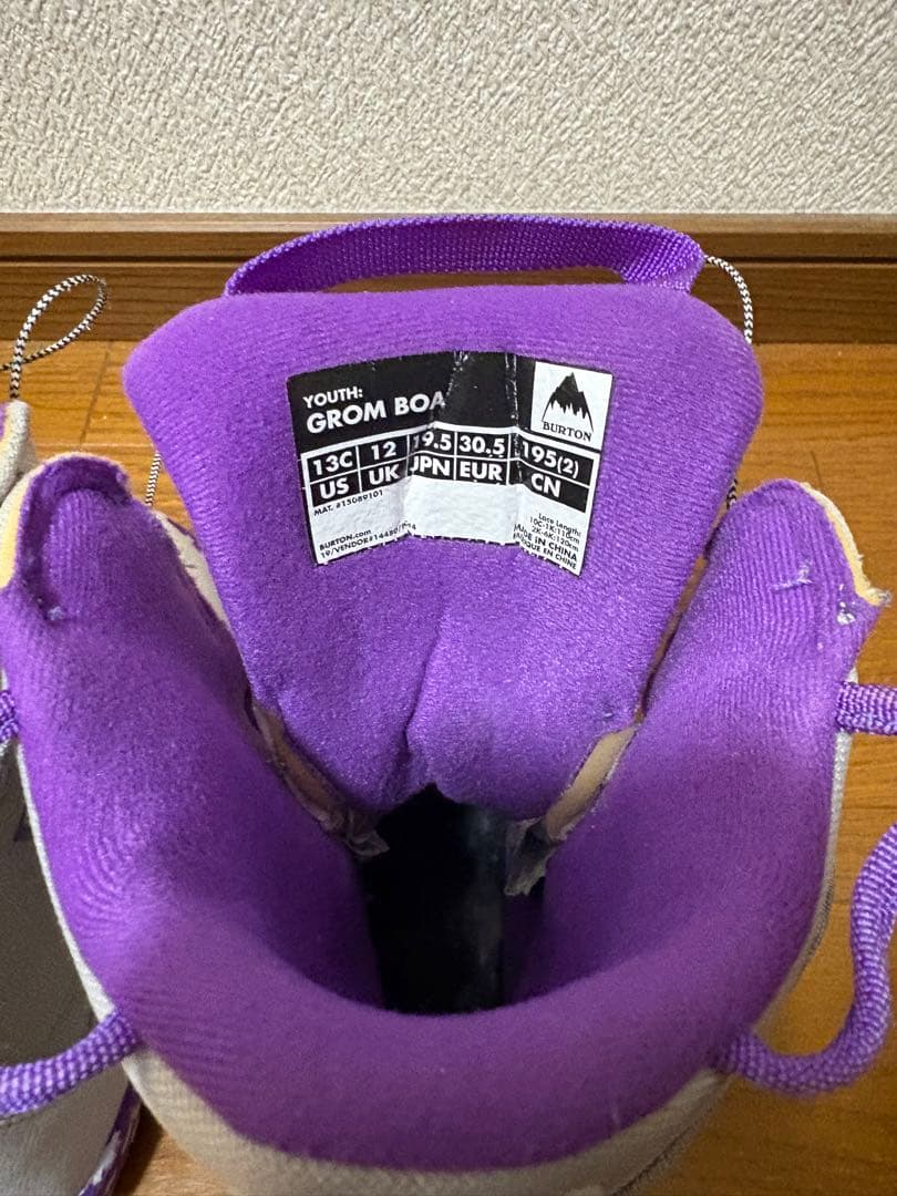 Burtonバートン★キッズスノーボードブーツ★17-19.5cm★BOA交換済