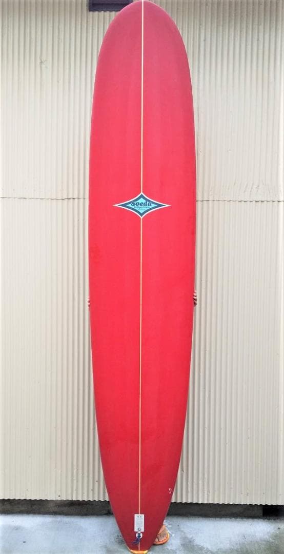 未使用 9’2 ロングボード ソエダサーフボード ロックダンス レッド