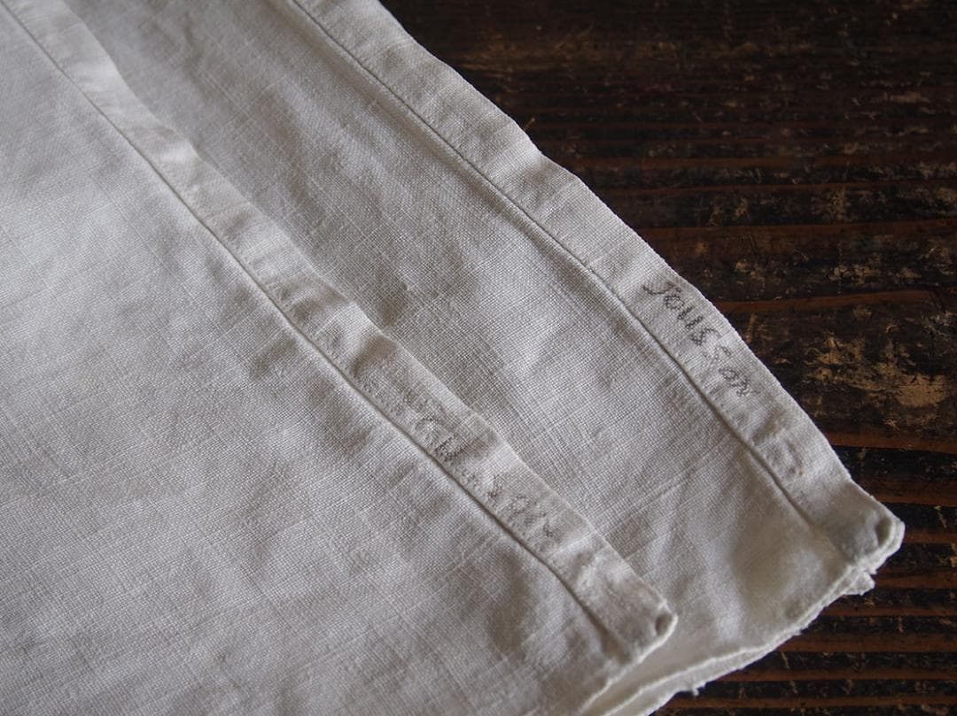 yuzu様 クロス刺繍シーツ ベッドリネン シャンブルリネン/K144