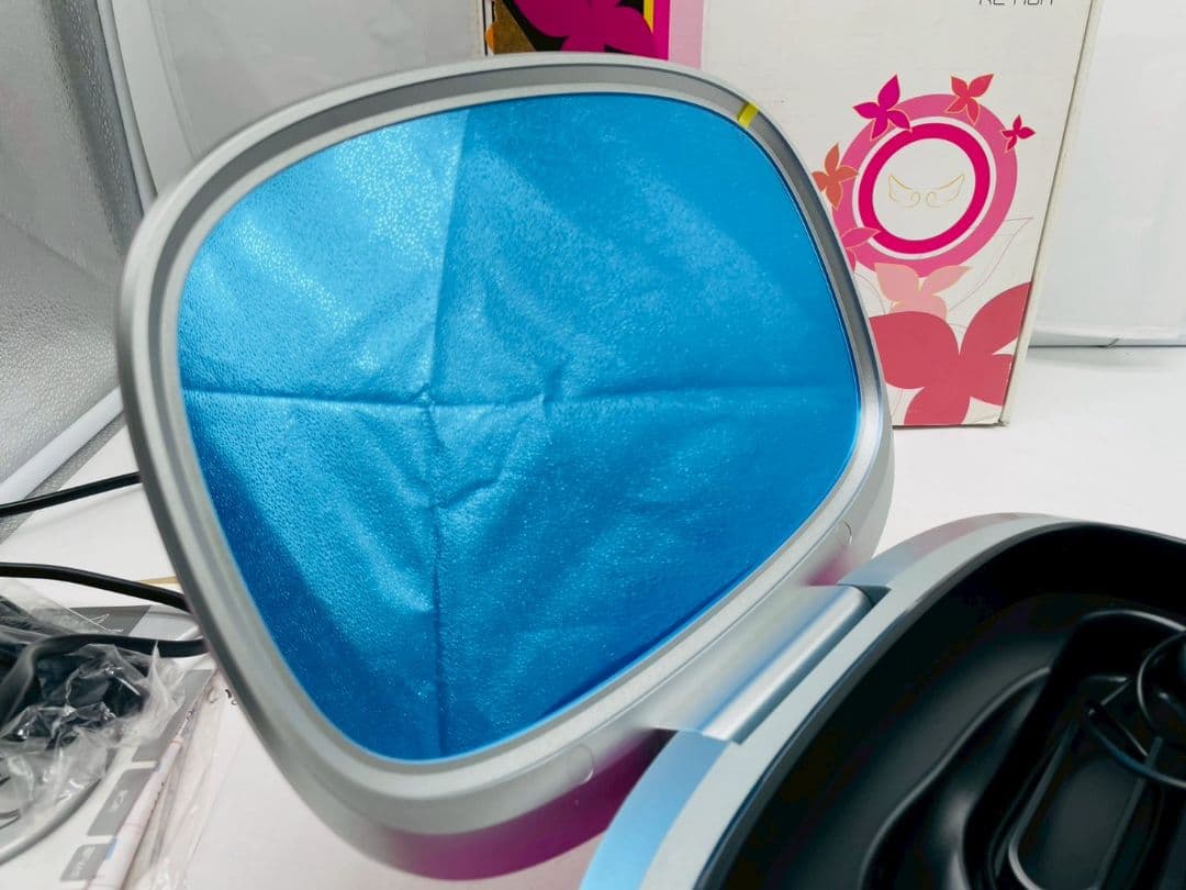 (sk/9.20/10)ケノン 脱毛器 ピンク 本体と付属品