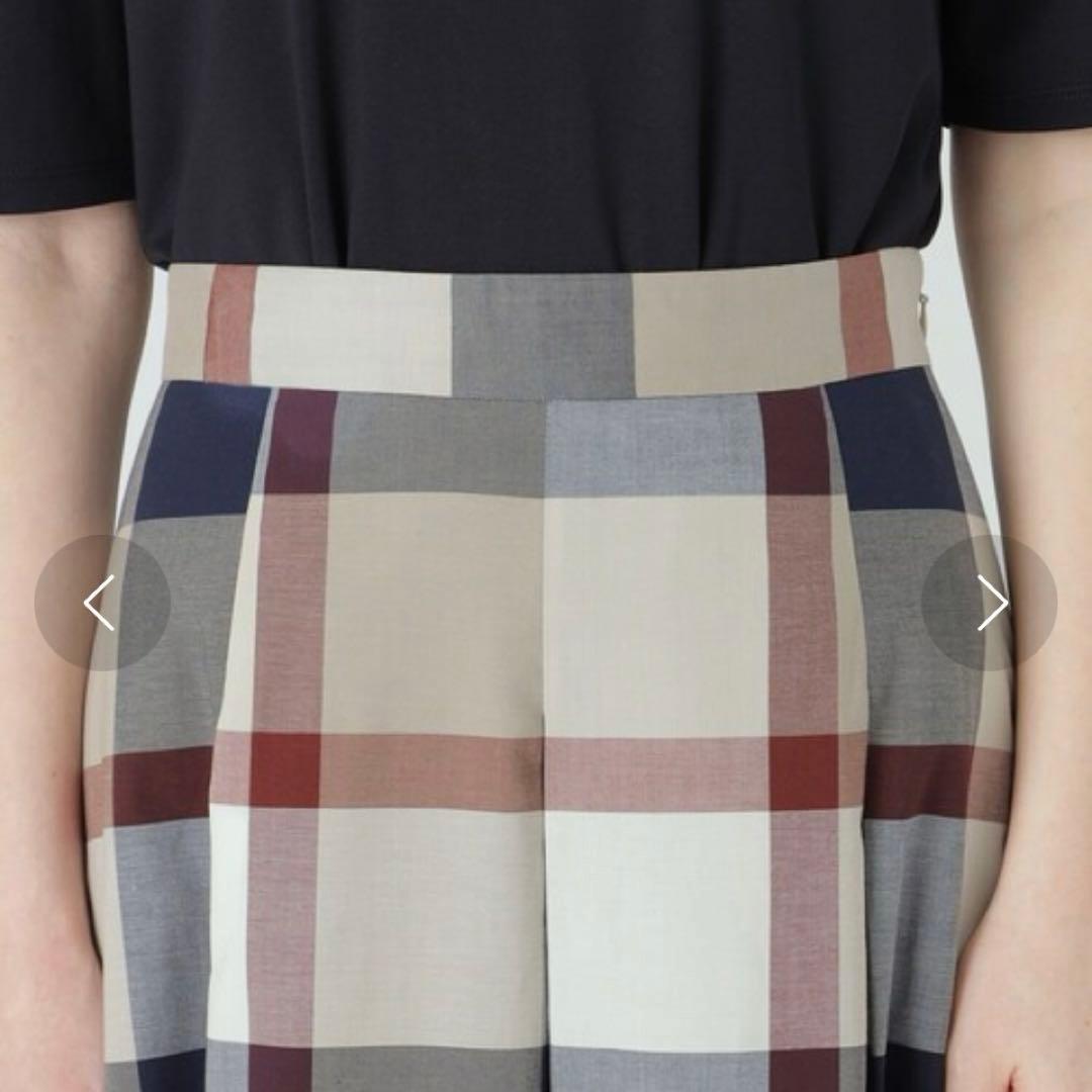 BLUE LABEL CRESTBRIDGE＊チェックロングフレアスカート＊38