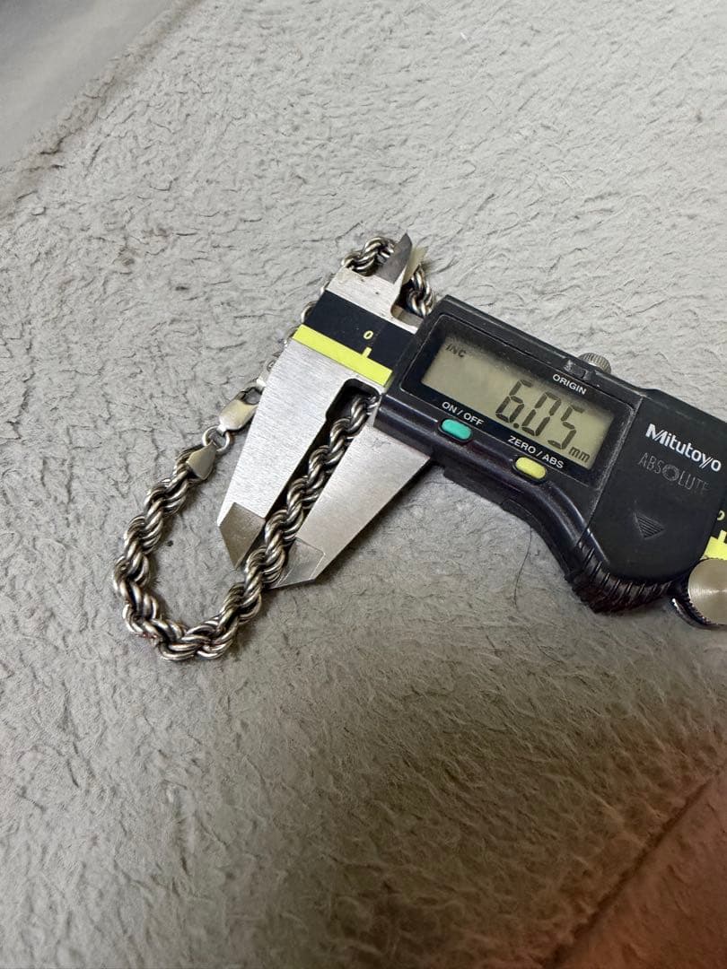 avalanche ロープチェーンブレスレット　6mm