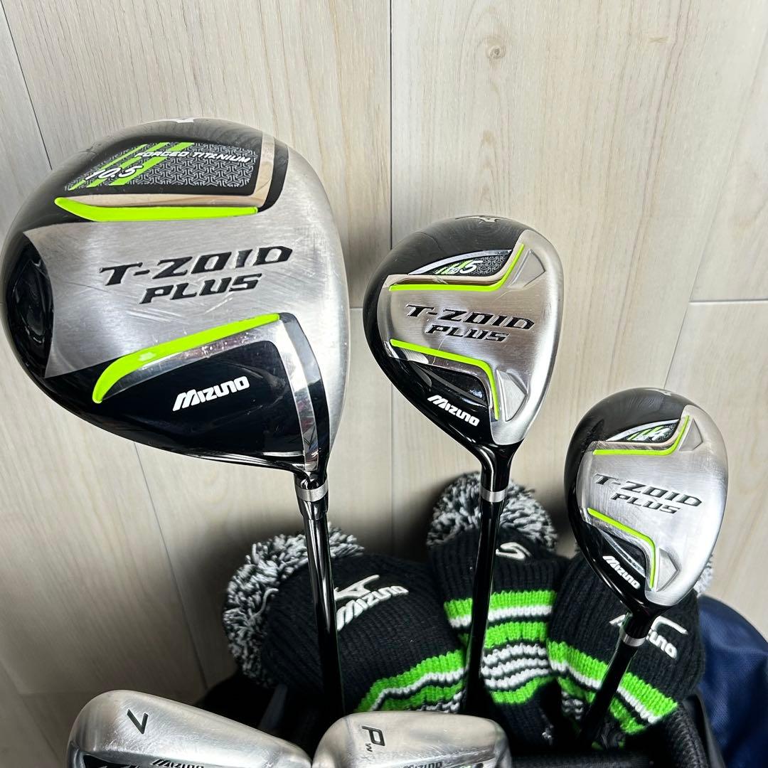 【メンズ右】MIZUNO T-ZOID Plus メンズゴルフセット 71112
