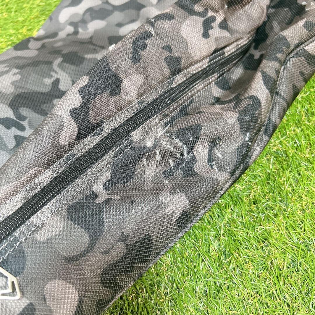 Callaway キャディバッグ カモフラ　迷彩　グレー　フードあり