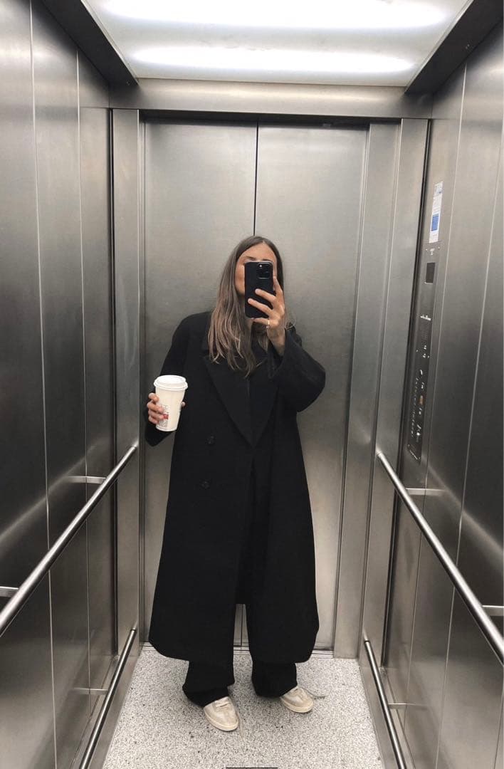 ZARA ザラ オーバーサイズソフトコート - メルカリ