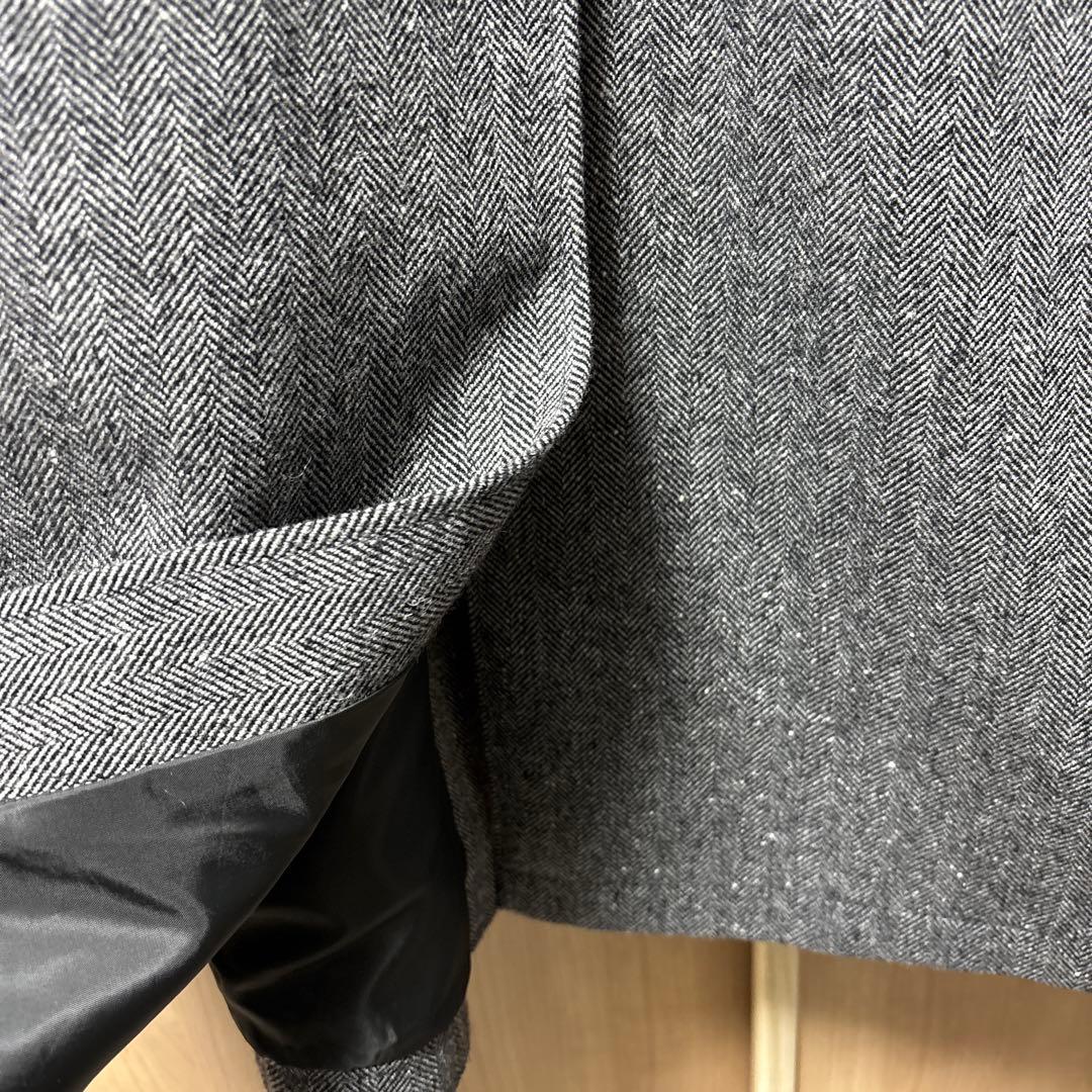 無印良品 再生ウール混コート グレー Lサイズ クリーニング済み