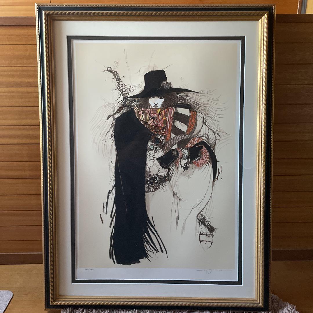 天野喜孝 アールビバン リトグラフ 菊地秀行 吸血鬼ハンター＂D＂『華