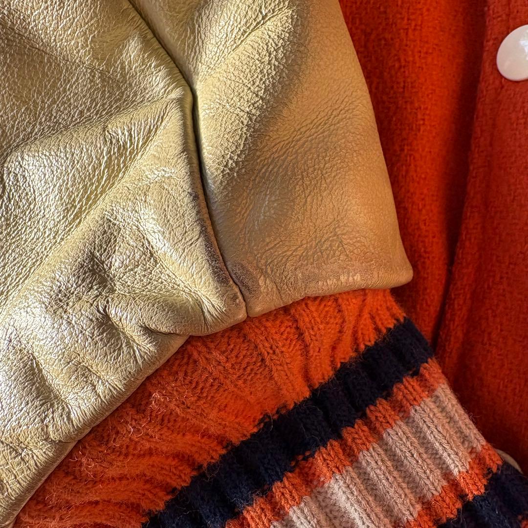 Hewitt MFG ヒューイット USA製 スタジャン ネイティブ オレンジ