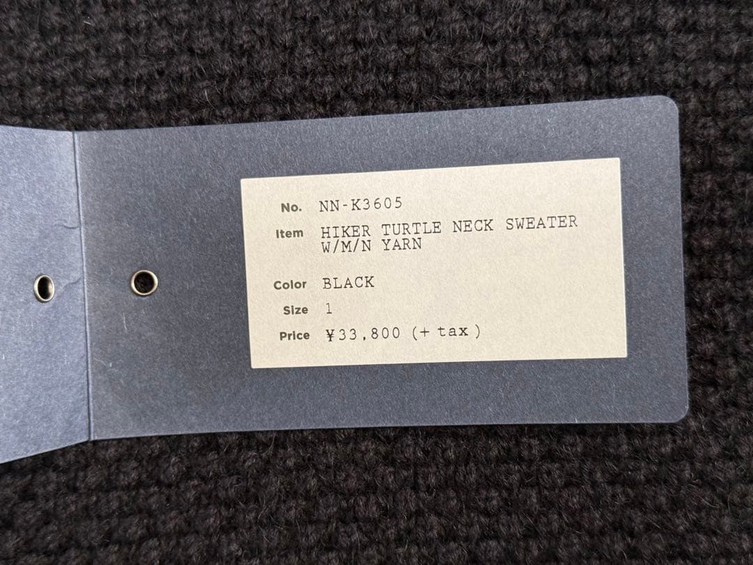 ノンネイティブ　タートルネックニット　セーター
