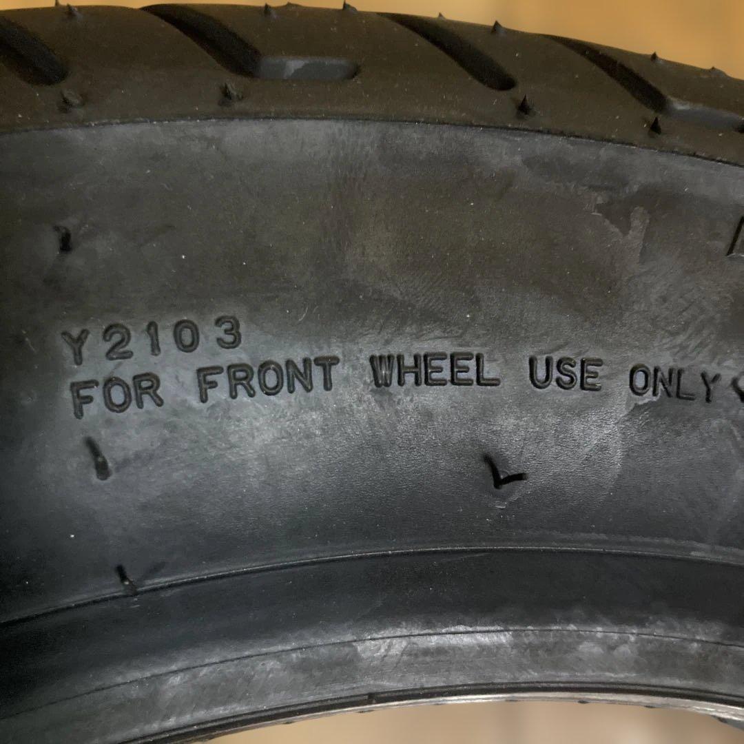 新品　DUNLOP D404F フロントタイヤ 130/90-16