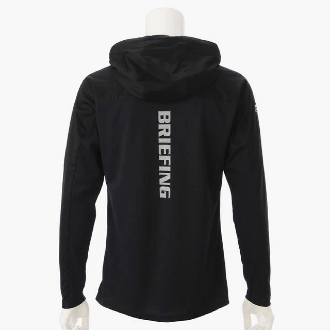 メンズウェア BRIEFING HALF ZIP BLACK XL BRG233M22