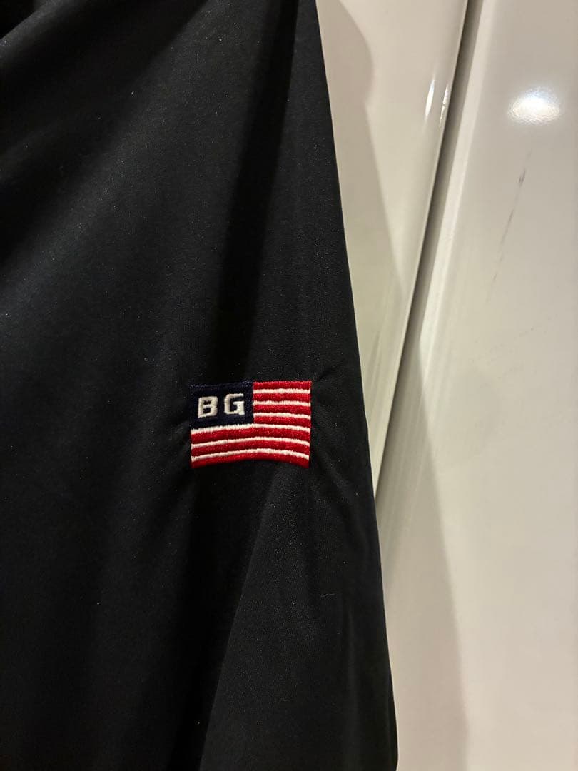 メンズウェア BRIEFING HALF ZIP BLACK XL BRG233M22