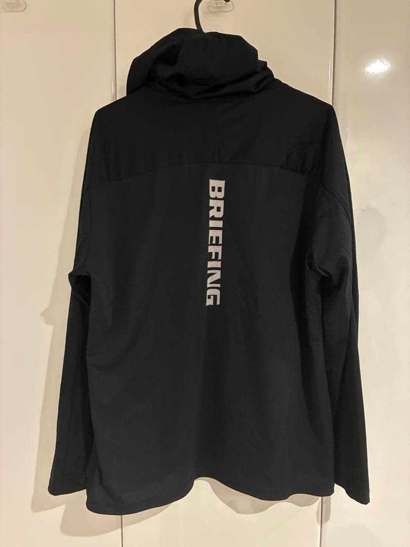 メンズウェア BRIEFING HALF ZIP BLACK XL BRG233M22