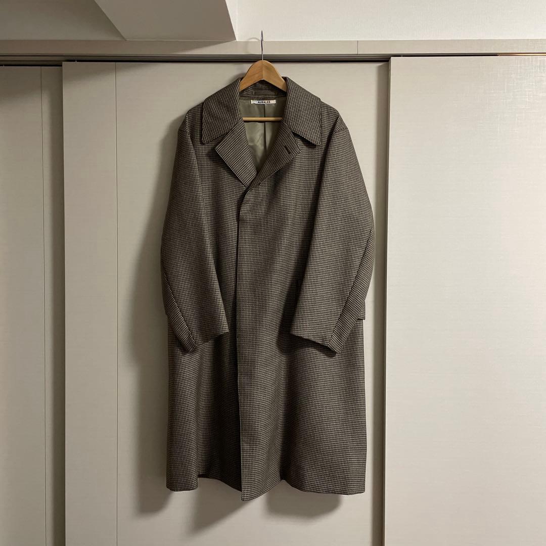 18aw auralee ダブルフェイスロングコート - メルカリ