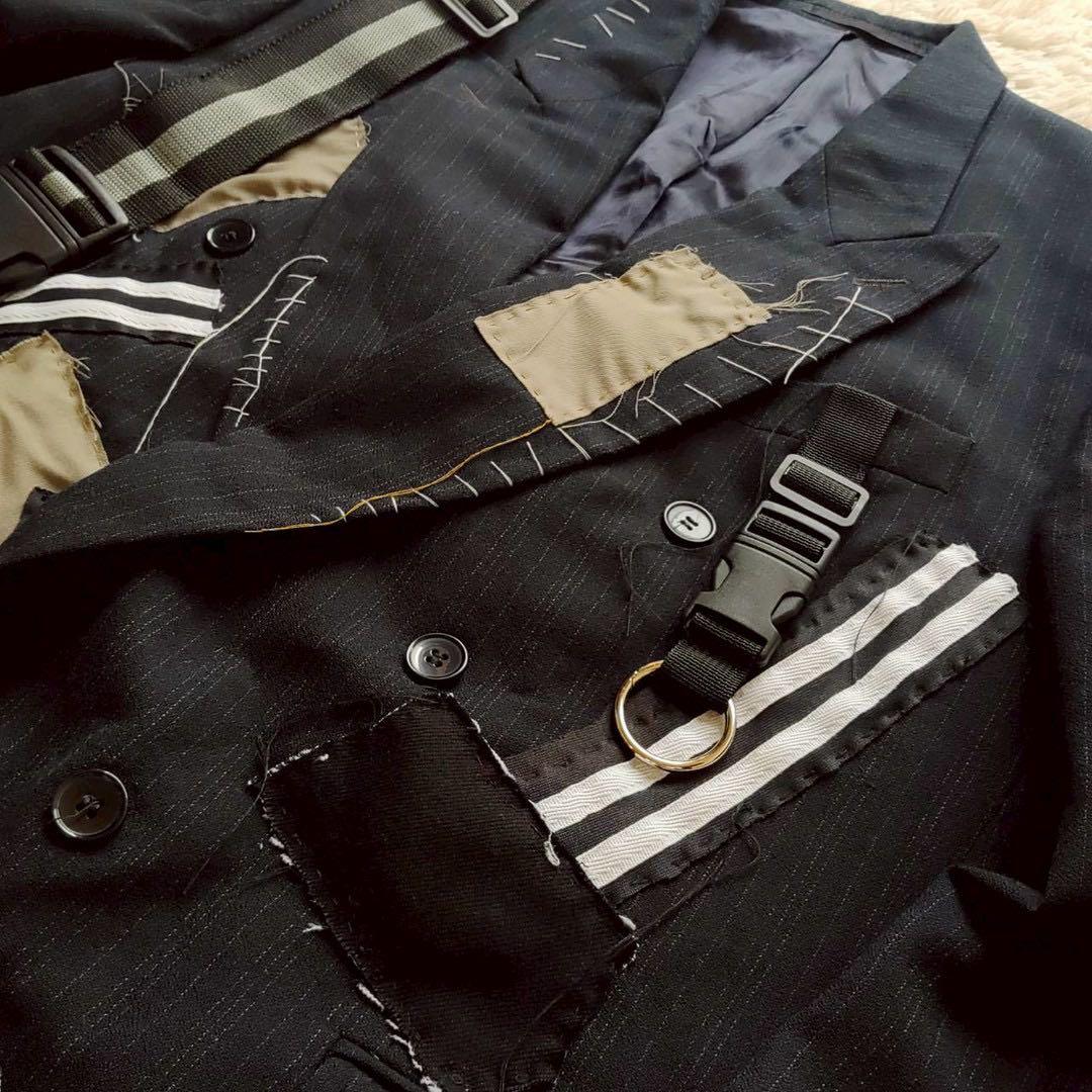 マルチギミック 変形 リメイク パラシュートジャケット テーラードジャケット