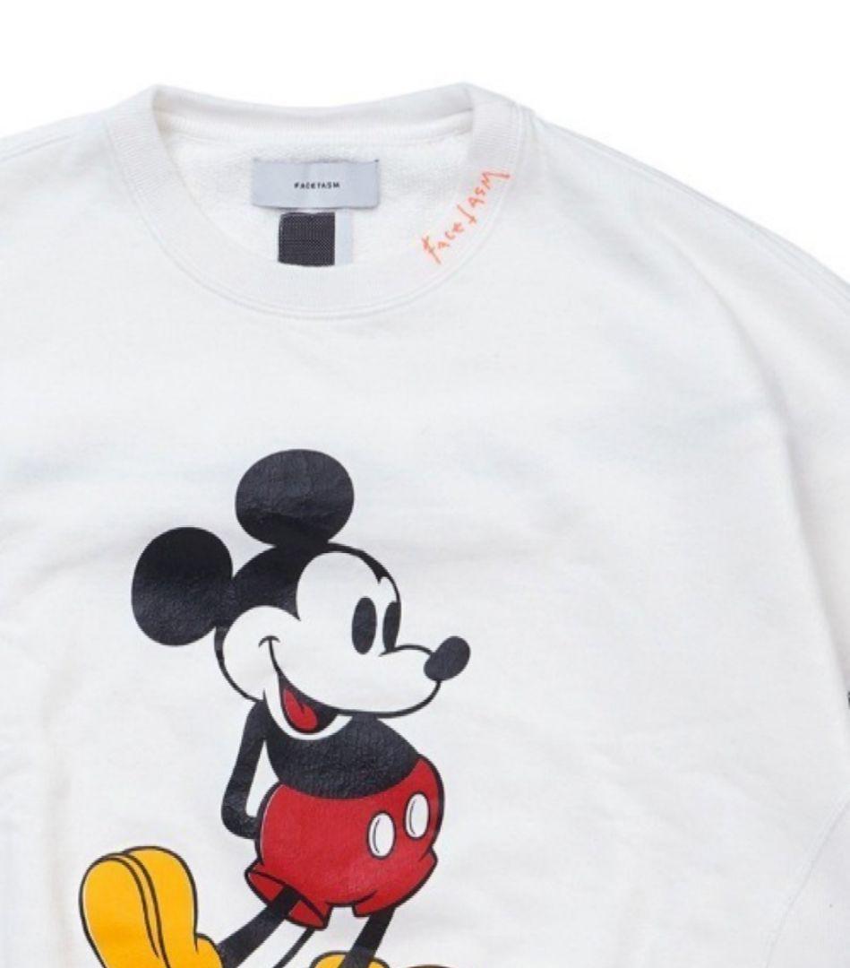 FACETASM MICKEY ZIPPER CREWNECK ミッキー