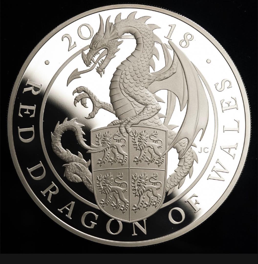 トップ人気❗️クィーンズビースト レッドドラゴン5oz 銀貨 - メルカリ