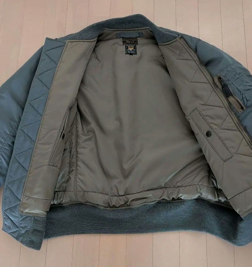 ​希少L 極美品 JELADO × COLIMBO MA-1 セージグリーン