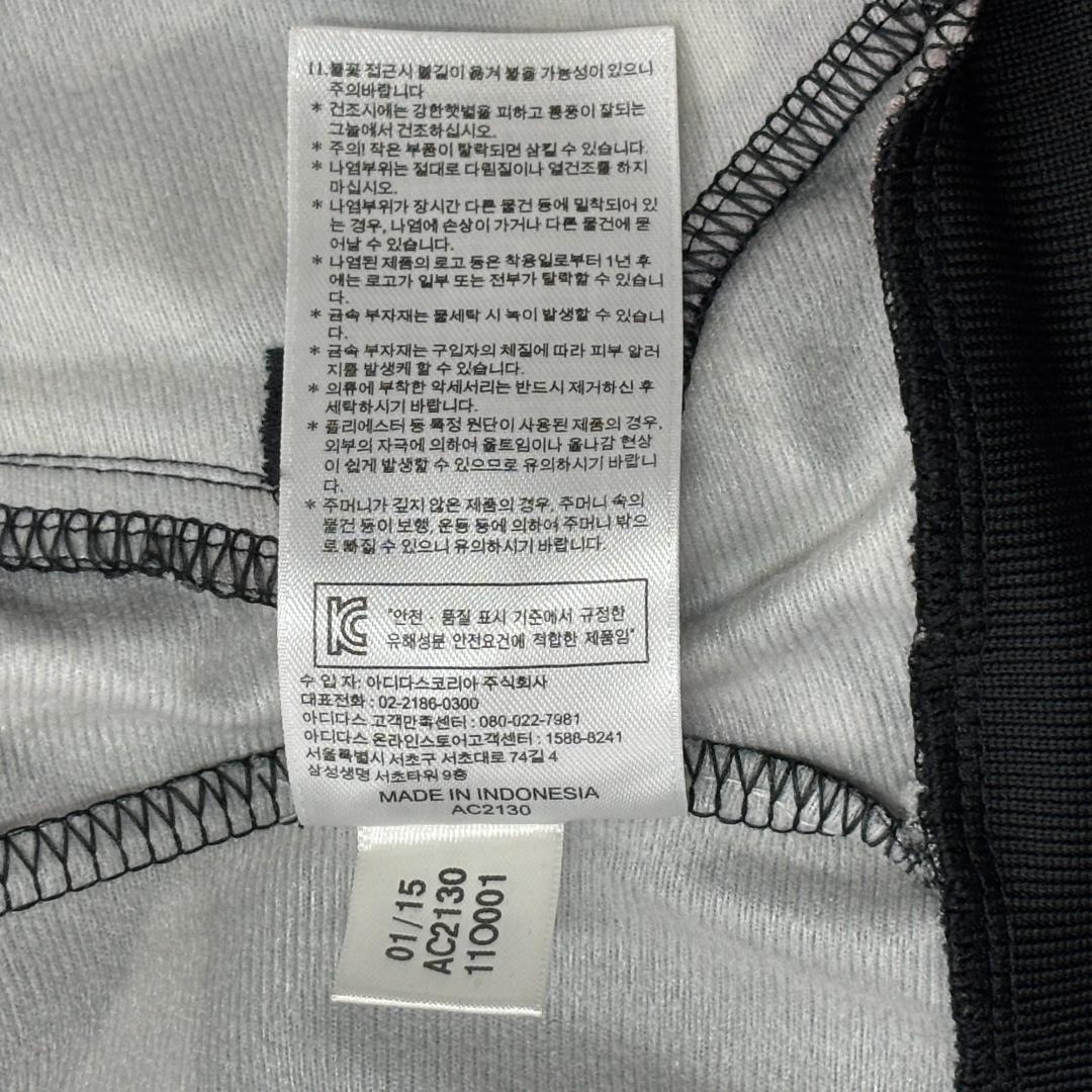 adidas アディダス トラックジャケット　黒×花柄 長袖 ジャージ L