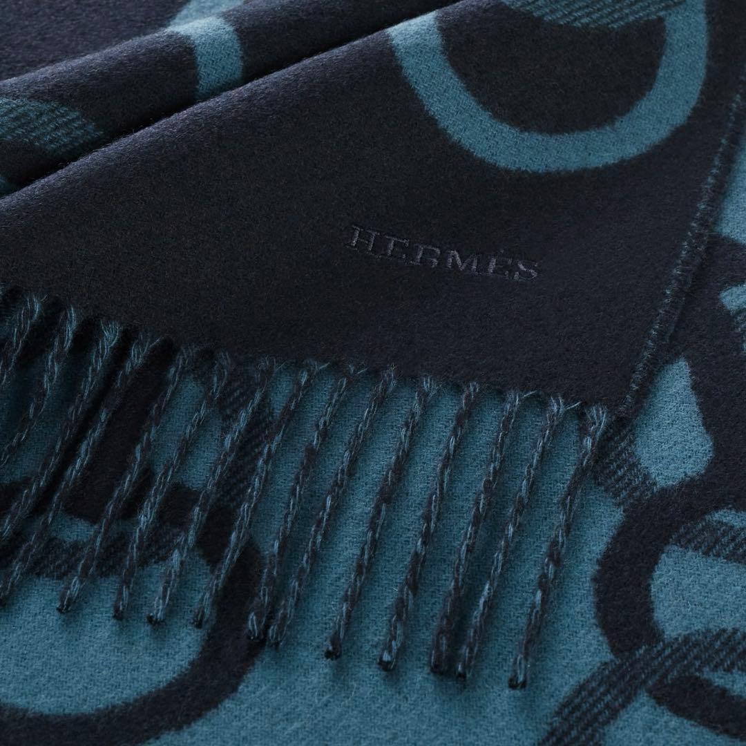HERMESエルメス 今期 カシミヤ マフラー 《エニー・モール》 新品未使用！
