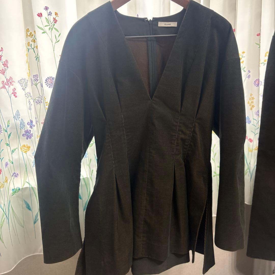 CLANE セットアップ CHAMBRAY CORDUROY ブルー クラネ 2