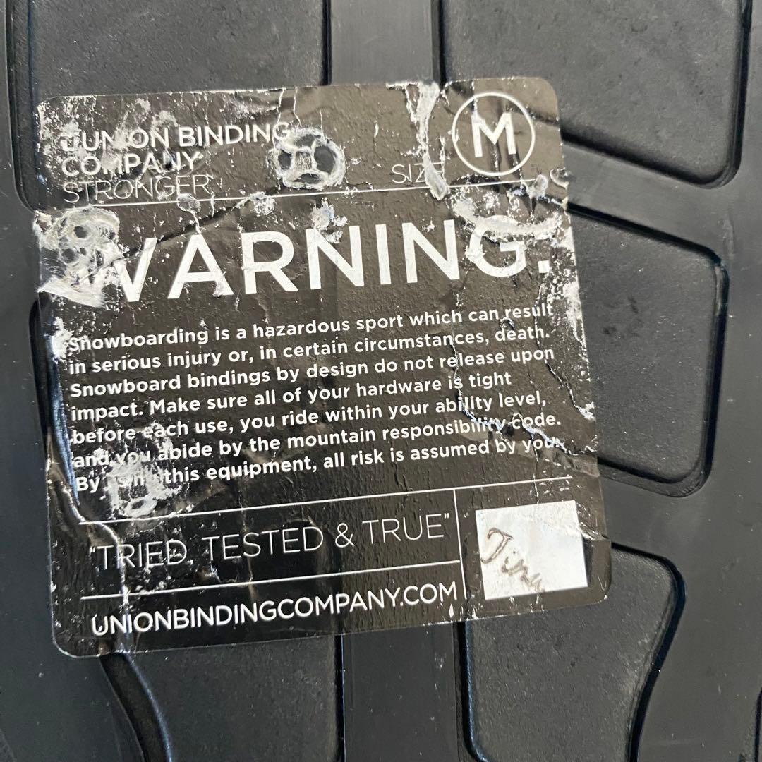 【極美品】ユニオン　フライトプロ　ビンディング　ブラック　Mサイズ