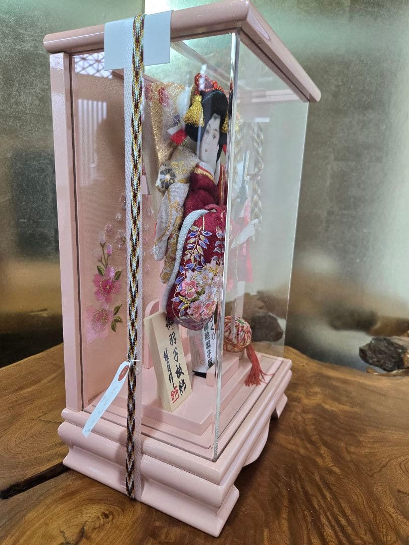 【展示品限り】正月飾り　羽子板　ケース飾り　※閉店セール　H29